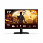 AOC Q27G42XNE 180Hz LED GAMING monitorius su garsiakalbiais ir VA bei AMD FreeSync technologijomis | 27 colių | WQHD (2560x1440, 16:9, 109ppi) | Reakcijos laikas: 0.5ms (MPRT) | 178&deg;/​178&deg; | Jungtys: DisplayPort, HDMI, 3.5mm | Tilt, VESA, Kensington  ...