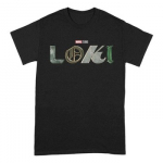 Marvel - Loki Logo mar&scaron;kinėliai| Juoda | L Dydis