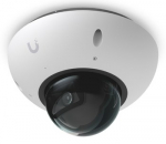 Ubiquiti UVC-G6-Dome-W All-weather, vandal-proof 4K PoE camera with a 1/1.8" 8MP image sensor, Multi-TOPS AI Engine, and long-range IR night vision ideal for discreet installations in high-traffic areas