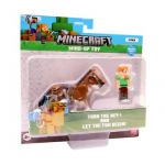 MINECRAFT S2 3D WIND-UP TOY - ALEX and HORSE