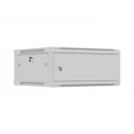 Lanberg Wall mounted installation cabinet 19" 4U 600X600 | WF01-6604-00S | Grey