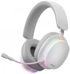 Marvo Pulz 90W HG9087W WH belaidės žaidimų RGB ausinės| USB, 2.4G, BT | Baltos