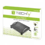 TECHLY 305564 Ergonomic footrest with angle adjustment black
