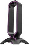 Trust GXT 265 Cintar ausinių stovas su RGB ap&scaron;vietimu ir 2 USB jungtimis