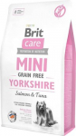BRIT Care Mini Yorkshire Grain Free Salmon with tuna - sausas maistas &scaron;unims - 2 kg