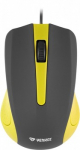 USB wired mouse, 3 buttons, rubberized surface