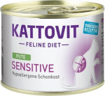 KATTOVIT Sensitive Turkey - &scaron;lapias kačių maistas - 185g