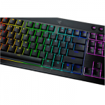 Razer | BlackWidow V4 Low-Profile Tenkeyless HyperSpeed | Keyboard | Wireless | US | Bluetooth | Yellow Switches | Black