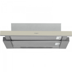 WHIRLPOOL Hood AKR 750 G SD, Built under, Telescopic, Grey 60cm 304 m3/h