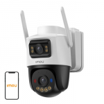 Saugumo Kamera - IMOU AOV Dual 10MP 4G LTE, 340&deg; Pan, 90&deg; Tilt, Naktinis Matymas 25m, Balta