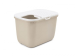 SAVIC Hop Kavos Spalvos su Balta Dangčiu &ndash; Kačių Tualetas &ndash; 58,5x39x39,5 cm &ndash; 1 vnt.