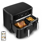 Tefal Easy Fry Dual XXL EY9428E0 gruzdintuvė Dvigubas 11 L Autonominės 2020 W Kar&scaron;to oro gruzdintuvė Juoda