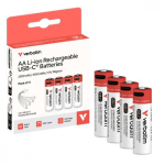 AA USB-C Rechargeable Batteries 2100mAh
