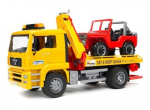 Tow truck with cross country vehicle MAN TGA