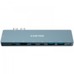 CANYON hub DS-8 8in1 Thunderbolt 4k Space Grey