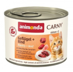 ANIMONDA Carny Kitten Poultry Beef - drėgno kačių ėdalo - 200 g