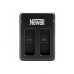 Dviejų kanalų įkroviklis Newell SDC-USB skirtas AABAT-001 baterijoms