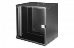 DIGITUS 19inch 12U wall mounting cabinet SOHO PRO 595 x 540 x 400mm black