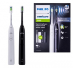 Philips Electric Toothbrush, Duo pack | HX7109/01 Sonicare Series 5300 | Rechargeable | For adults | Number of brush heads included 2 | Number of teeth brushing modes 1 | White/Black
