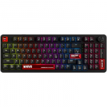 MARVO KG937 Arma 98 RGB Laidinė žaidimų klaviatūra | Juoda, 98%