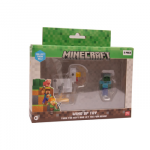 MINECRAFT S2 3D WIND-UP TOY - CHICKEN and JOCKEY