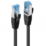 Tinklo Kabelis - LINDY Cat.6A S/FTP LSZH Tinklo Kabelis, RJ45, M/M, 500MHz, 1.5 m, Juodas