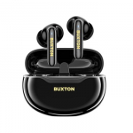 Buxton BTW 7200 Black Tuya - Belaidės ausinės su įkrovimo dėklu, juodos spalvos