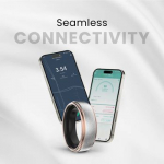 Smart Ring - HiFuture Ring2, &scaron;irdies ritmo stebėjimas, miego analizė, Rose Gold
