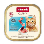 ANIMONDA Carny Adult Chicken and trout - &scaron;lapias kačių maistas - 85g