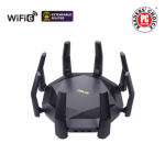 Asus RT-AX89X 12-stream AX6000 Dual Band WiFi 6 (802.11ax) Router supporting MU-MIMO and OFDMA technology, with AiProtection Pro network security powered by Trend Micro and Adaptive QoS