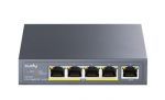 Cudy GS1005P tinklo komutatorius Gigabit Ethernet (10/100/1000) Maitinimas per Eternetą (PoE) Pilka