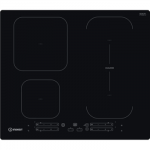 INDESIT | Hob | IB 65B60 NE | Induction | Number of burners/cooking zones 4 | Touch | Timer | Black