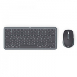 multi device keyboard and mouse set black gre
