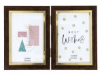 Rėmelis GED 10x15/2 WK10/2 |medinis |rudas su auksu