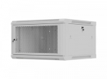 Lanberg Wall mounted installation cabinet 19" 9U 600X600 | WF01-6606-23S | Grey