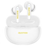 Buxton BTW 7200 White Tuya - Belaidės ausinės su įkrovimo dėklu, baltos