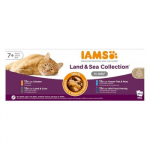 IAMS Senior Meat and Fish Mix in Jelly box &ndash; &scaron;lapias pa&scaron;aras katei &ndash; 48x85g