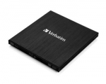 VERBATIM Mobile Blu-Ray ReWriter slim external USB3.0 black incl. software Mdisc support