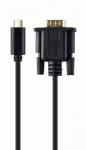 GEMBIRD USB-C to VGA-M adapter 2m black blister