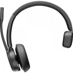 Poly &bdquo; Voyager 4310-M UC&ldquo; ausinės +laidas su &bdquo;USB-A&ldquo; ir &bdquo;USB-C&ldquo; antgaliais + BT700 raktas