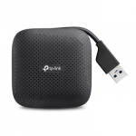 USB &Scaron;akotuvas - TP-Link UH400 USB 3.2 Gen 1 (3.1 Gen 1) Type-A 5000 Mbit/ai Juoda