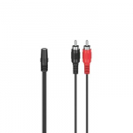 Adapteris Hama 3,5 mm - RCA, black