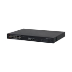 PoE &scaron;akotuvas 100Mbps 16portu+2G uplink + 2SFP, ePoE 8 portai, ePoE iki 800m, Hi-PoE