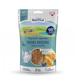 BALTICA Przysmaki Region&oacute;w Mono Mėsos juostelės Kalakutiena su moliūgu &ndash; skanėstas &scaron;uniui &ndash; 90 g