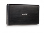 NATEC NKZ-0448 RHINO External USB 3.0 enclosure for 3.5inch SATA HDDs black aluminum