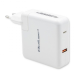 QOLTEC 51710 Power charger GaN Fast 108W 5 20V 3 4.7A USB C White
