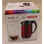 SALE OUT. Bosch | Kettle | DesignLine TWK3P424 | Electric | 2400 W | 1.7 L | Stainless steel | 360&deg; rotational base | Red | DAMAGED PACKAGING