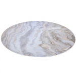 Arozzi Zona Round Floor Pad | White Marble