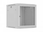 Lanberg Wall mounted installation cabinet 19" 12U 600X600 | WF01-6612-23S | Grey