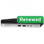 HP Renewed Grade A | ProDesk 400 G4 | Intel Core i3 | i3-8100T | 8 GB | SSD | 256 GB | Intel UHD Graphics 630 | Windows 11 Pro